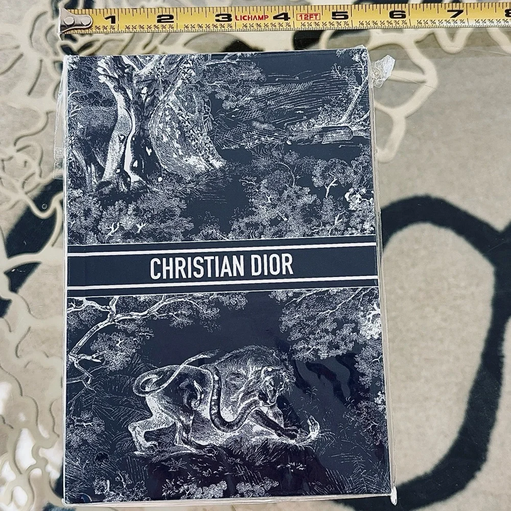 Christian Dior Blue and White Notebook Journal